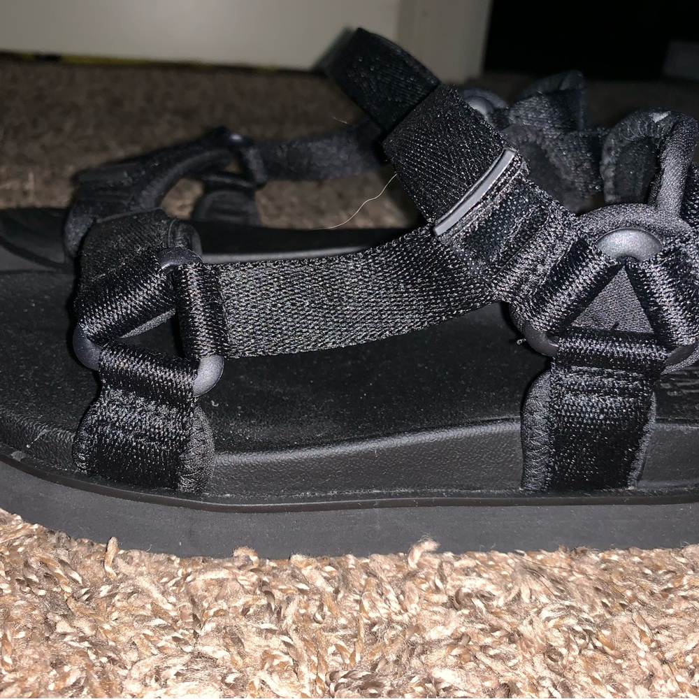 Kids Black Sandals